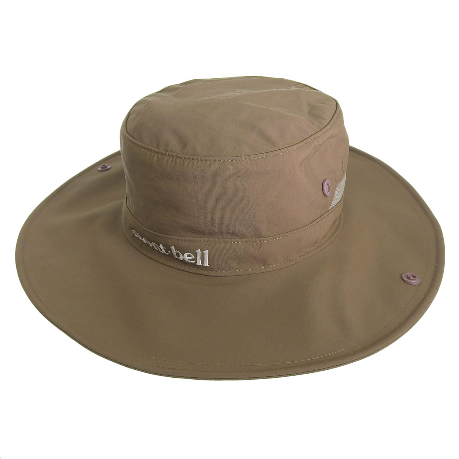 mont-bell wide brim hat unisex nylon khaki/brown 1108743