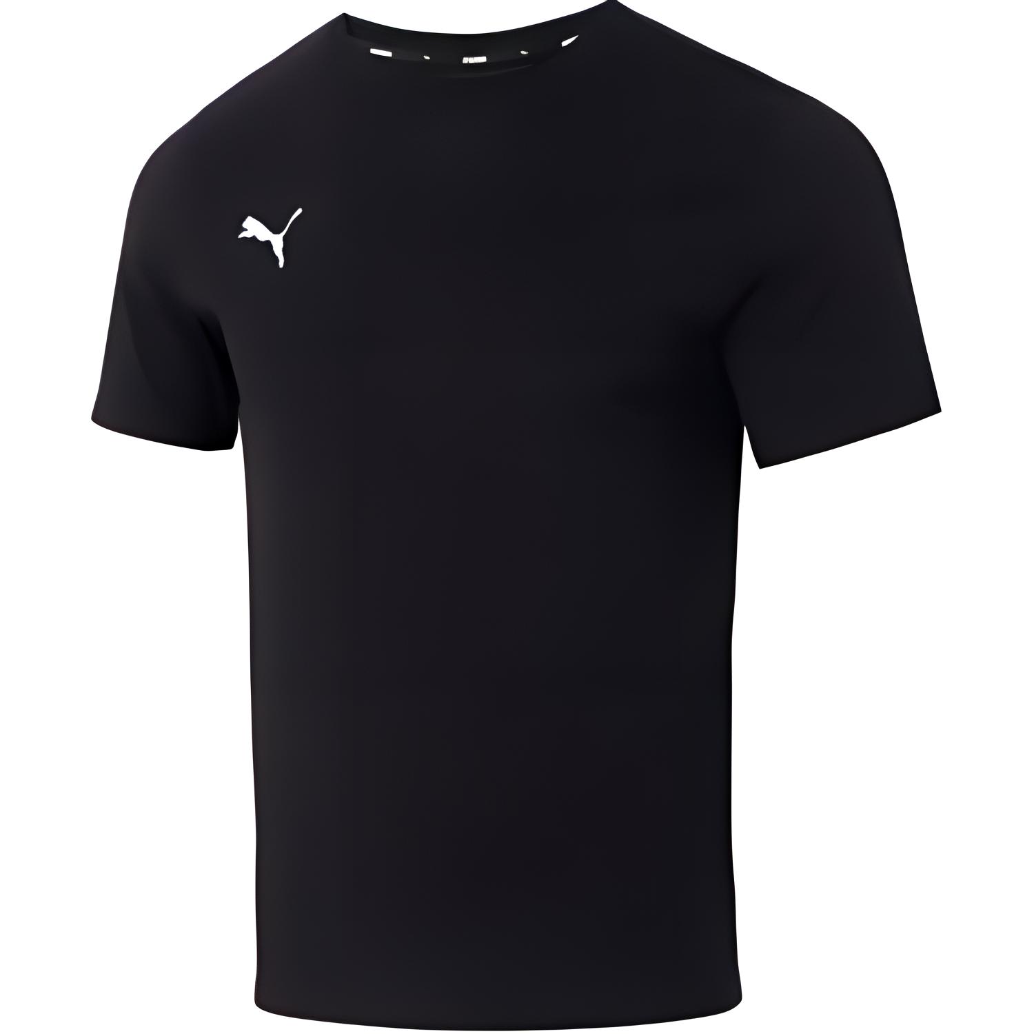 

Puma Logo Comfortable Breathable Round Neck Short Sleeve T-Shirt Men Tops Black 65861503 XS