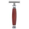 Wooden Handle Razor Manual Safety Shaving Knife Hair Remover Tool for Household Salon Use