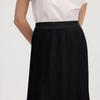 Lanzhi Pleated A-line Midi Skirt
