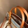 Nanfeng Versatile Trend Pana Holiday Bucket Bag Women's 2025 New Summer Hand Woven Bag Crossbody Bag