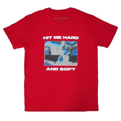 Billie Eilish Unisex Volwassen Sla Me Hard En Zacht Negatief T-shirt