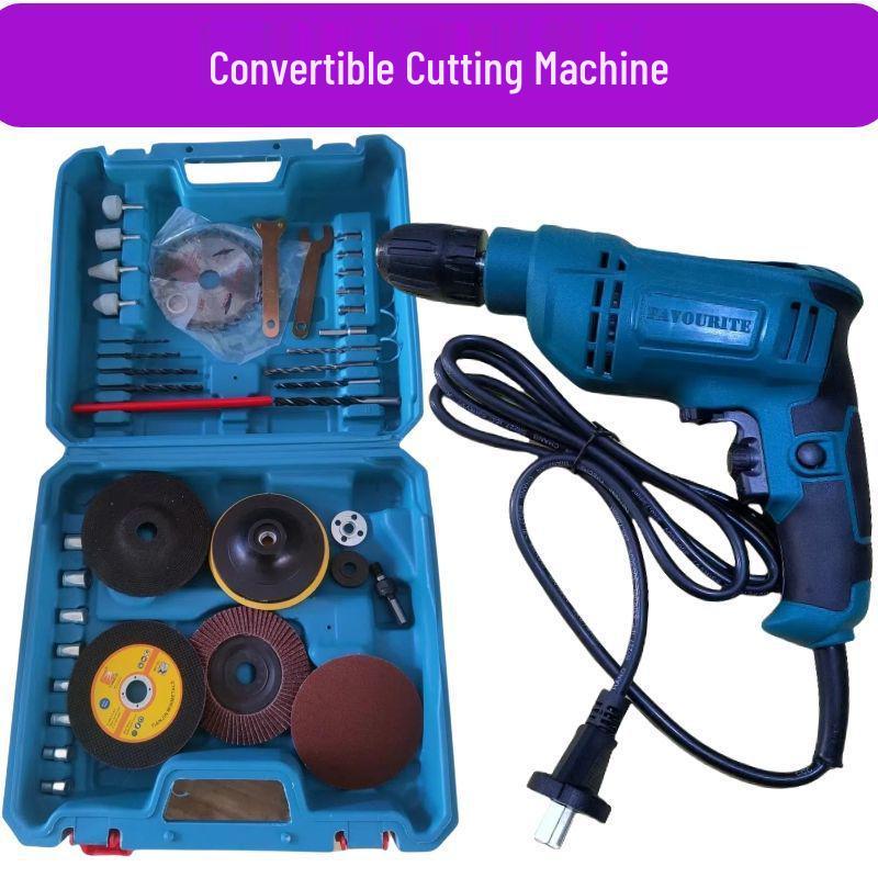 All-Copper Handheld Electric Drill - Forward/Reverse Speed, Adjustable Power Levels, Original Impact, Full Set - Clearance Sale!