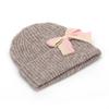 A Douyin hot-selling cute bow warm knitted hat wool hat women's flanged fashion windproof hat