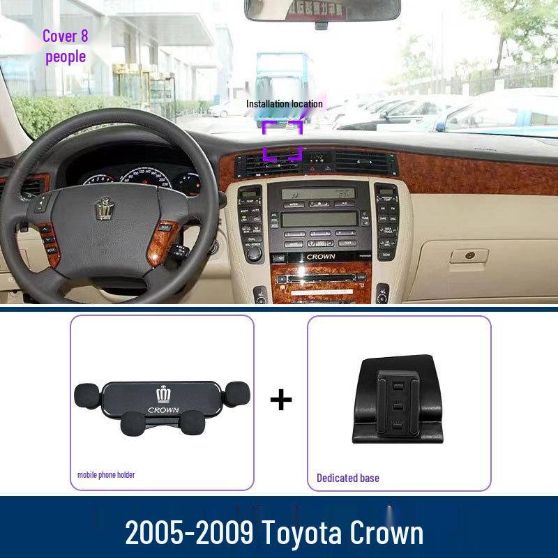 05-18 Toyota Crown Держатель для телефона на клипсе Автомобильный аксессуар для навигации Toyota Crown