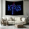 Igris Wall Tapestry Aesthetic Wall Hanging Printed Fabric Blanket Decorative Tapestries for Bedroom Living Room Home Decor
