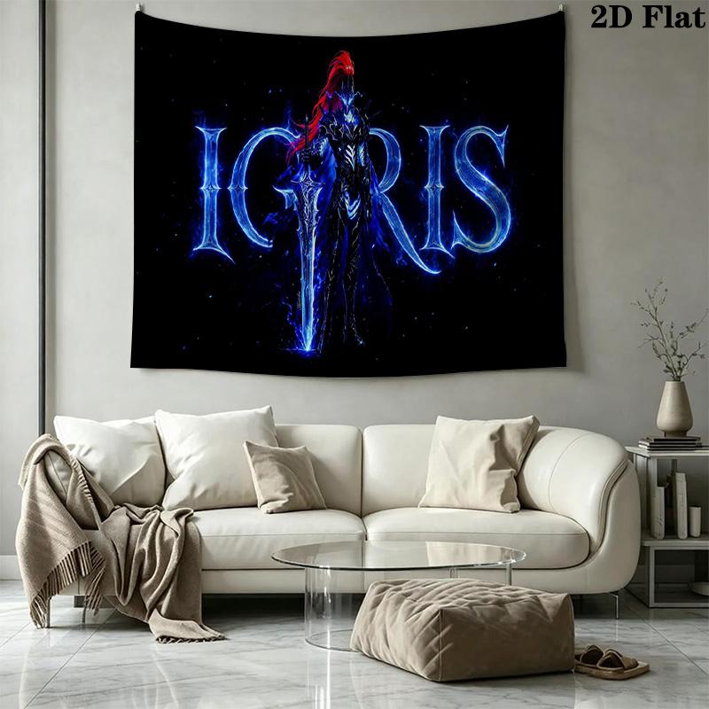 Igris Wall Tapestry Aesthetic Wall Hanging Printed Fabric Blanket Decorative Tapestries for Bedroom Living Room Home Decor
