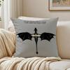 Book Epic FFourth Wing Cushion Cover Pillowcase Antidustmite Living Room Sofa Decor Cushion Room