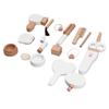 Wooden Makeup Toy Set Toddler Pretend Beauty Salon Set Interactive Fake Cosmetic Toy Kit for Girls