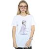 Disney Womens/Ladies Frozen 2 Elsa Unity Snowflake Cotton Boyfriend T-Shirt