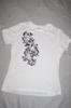 Girls White S/S T-Shirt SAVE US NOW Black Graphic Design XL 14-16 XXL 18
