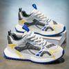 Fashion Men's Casual Sport Shoes Comfortable Mesh Breathable Fashion Sneakers 2025 Autumn New Thick Bottom Fashion Vulcanized Shoes