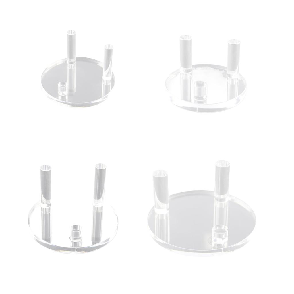 Clear Acrylic Easel Stand for Geodes and Fossils Display Large Crystal Holder Multipurpose Collectible Storage Rack