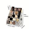 Organizador de Maquillaje Acrílico de Múltiples Niveles Caja de Almacenamiento para Perfumes Soporte de Exhibición para Tocador Organizadores para Cosméticos Organizador de Baño