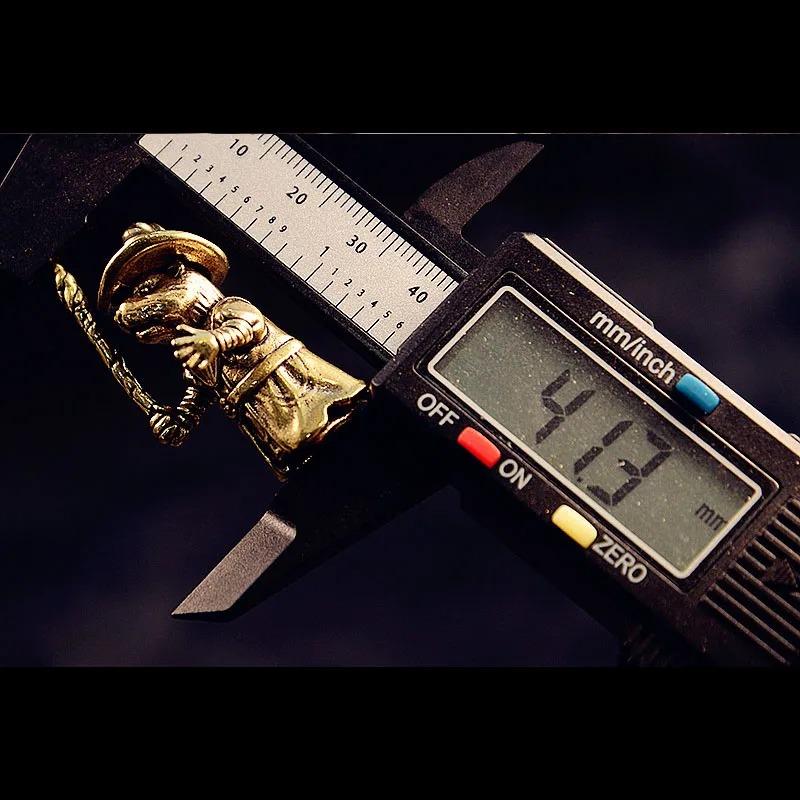 Brass Magician Rat Figurines Miniatures Desktop Ornaments Animal Mouse Crafts Tea Table Pet Home Decor Accessories Decorations