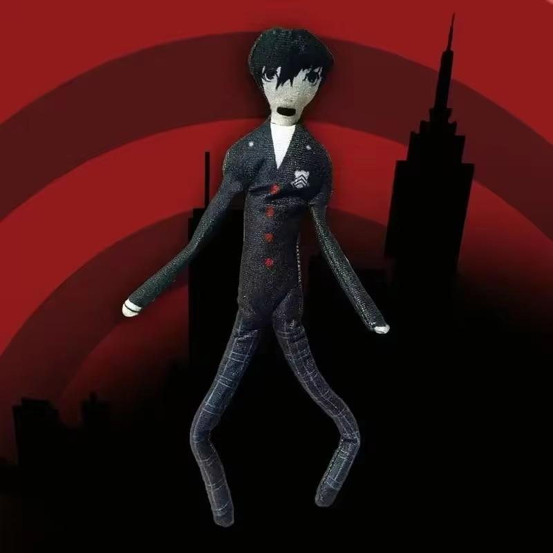 28cm Cosplay Spel Amamiya Ren Ryuji Sakamoto Yusuke Kitagawa Anne Takamaki Akechi Goro Abstract Draadframe Pluche Speelgoed Fan Cadeau