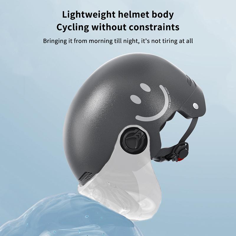 1 Piece Battery Motorcycle Summer Universal Four-Season Sun Protection Safety Helmet Half Helmet Electric Car Women'S Helmet