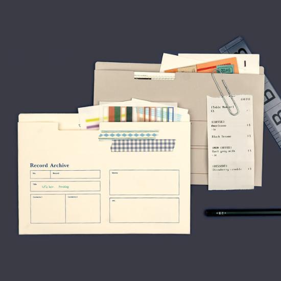 LucaLab Record Archive Paper Holder, a Popular Phrase In Korea