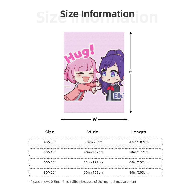 Custom Cartoon Animation Animation Otori Emu Blankets Warm Flannel Throw Blanket for Bedding Couch Bedspread