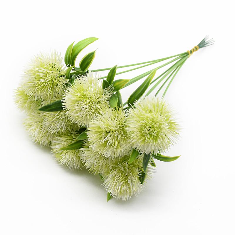 5/10pcs Artificial Plants Dandelion Bouquet Vases For Home Decor Wedding Decorative Fake Flowers Needlework Ornamental Flowerpot