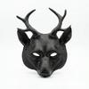 Masque d'Halloween Cerf de Sika - Masque Animal en Mousse PU pour Carnaval & Cosplay