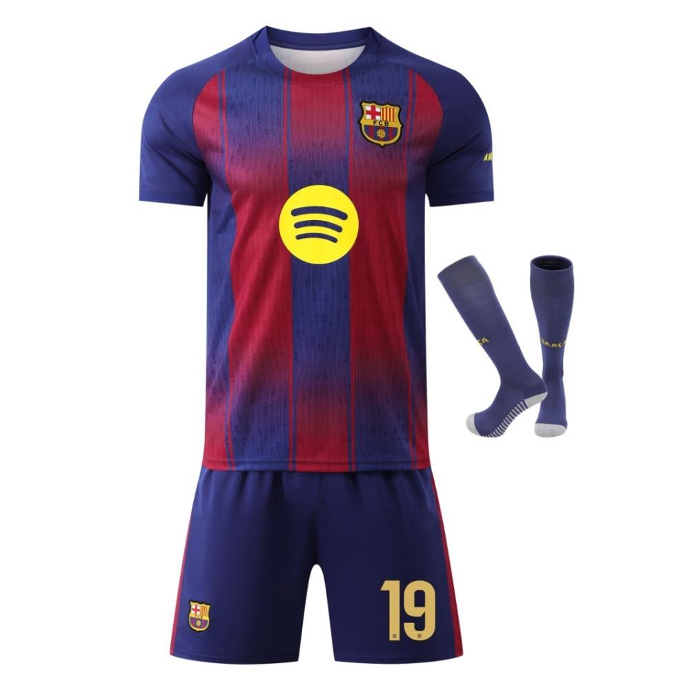Barcelona Yamal Kinder Fußballtrikot Set YSHT Blau