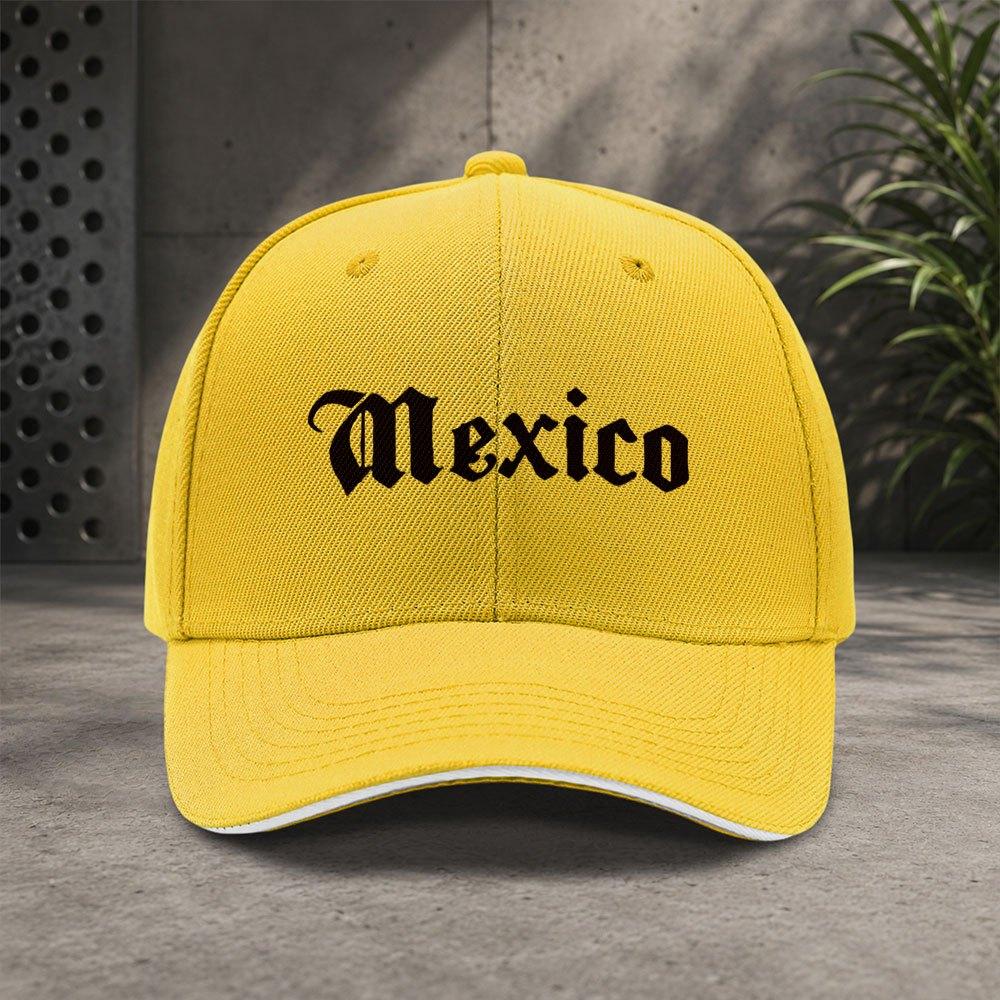 Mexico Baseball Cap Unisex Adjustable Lightweight Dad Hat Casual Sport Cap