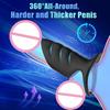 Cock Ring Electric Vibrating Ring Male Penis Massager Masturbator 10 Frequency Vibration USB Magnetic Charging Adult Sex Toy