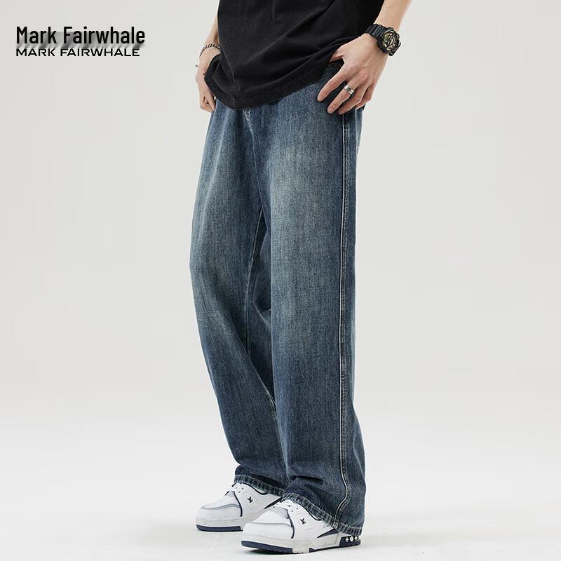 Mark Fairwhale Men's Loose Straight-Leg Jeans