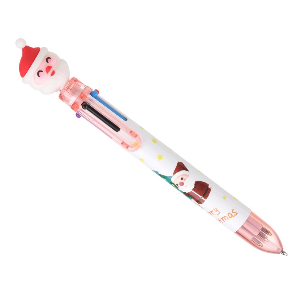 Boy Girls School Decor Santa Claus Pen Merry Christmas Cartoon Ball-point Pen Xmas Stationery