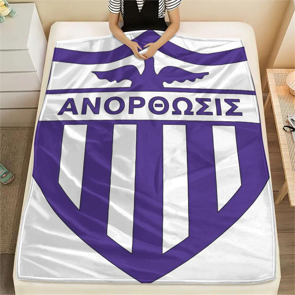 Anorthosis Famagusta FC FlAannel Blanket, High quality Comfortable for All Seasons, Home Decor, Warmth and Comfort