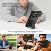 For iPhone 13 Pro Max Clear Phone Case with Lens Kickstand Cover Compatible with MagSafe
