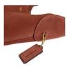 Coach Brooklyn 28 Logo Plaque Suede And Leather Shoulder Bag Large Women Shoulder Bag Clay CW637-B4AY