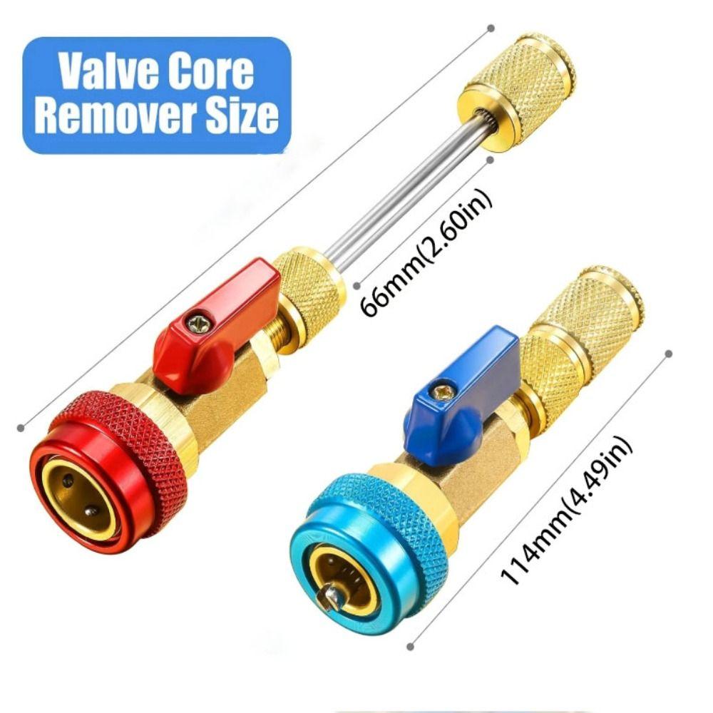 Quick Remover Valve Core Removal Tool High Low Side Valve Core Remover  HVAC Maintenance
