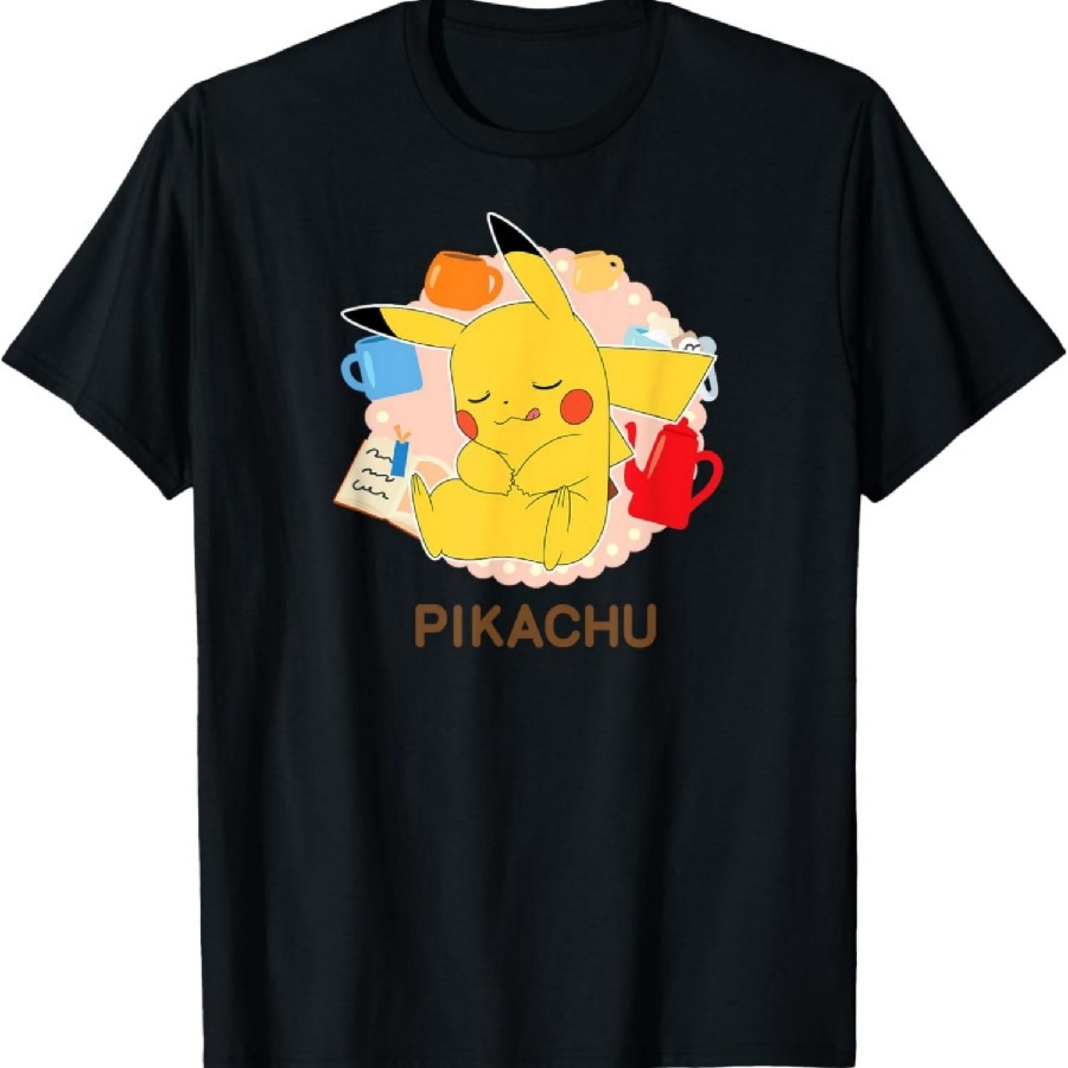 

Pokémon - Pikachu Sleeping T-Shirt XXXXXL чорний