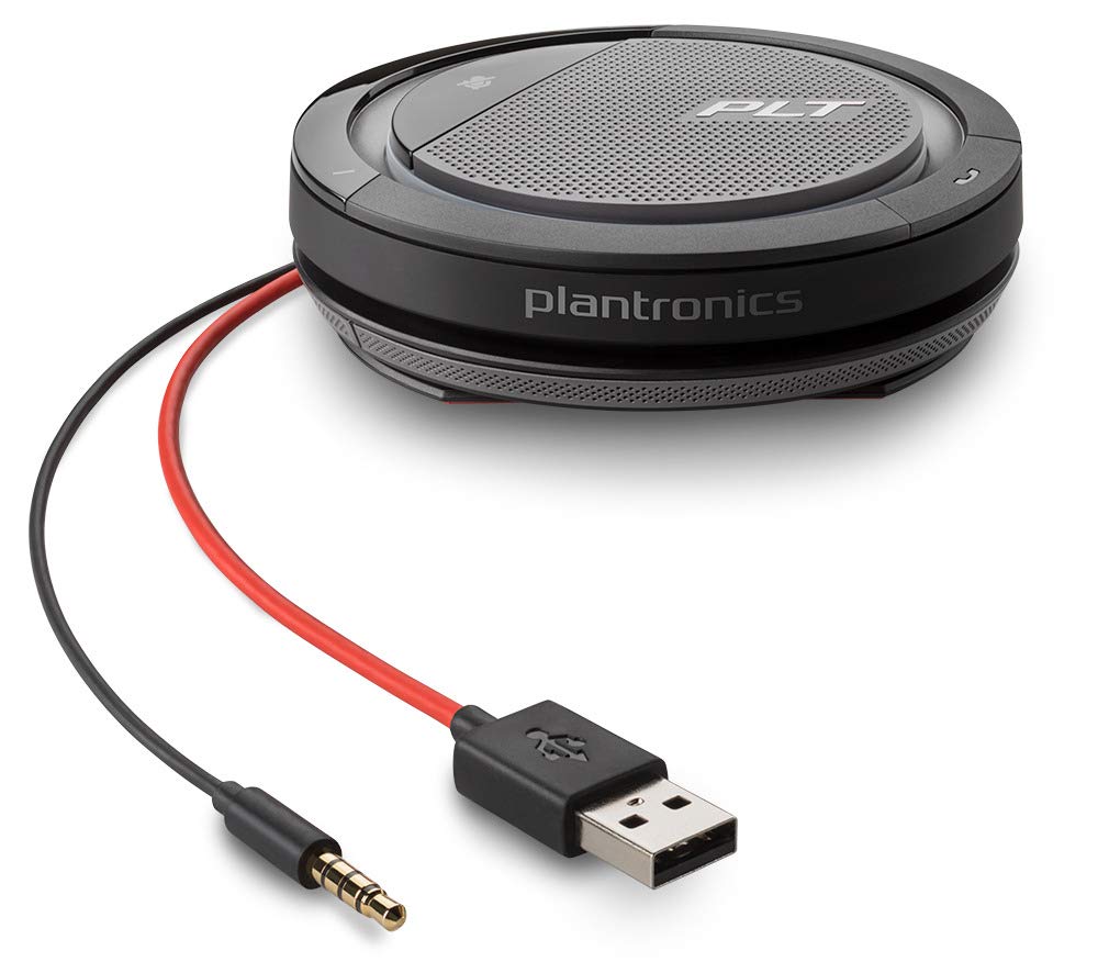 

Plantronics Calisto Plantronics Спикерфон ПК-динамик Микрофон Удаленная работа Удаленная работа (+5200 (USB тип A и 3,5 мм)) [Элемент] чёрный