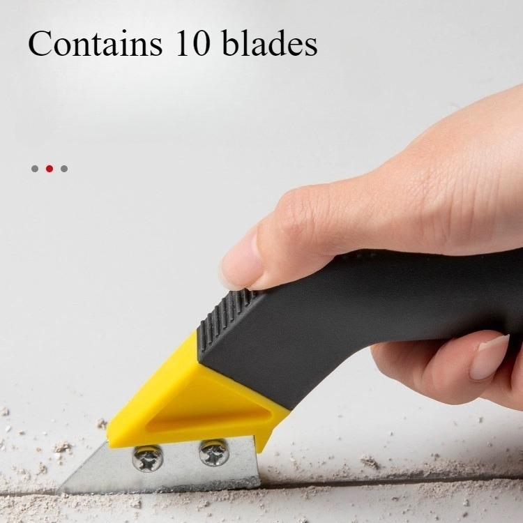 

Sewing tools, granule knives, pointing knives, cleaning tools, slotting shovels, cement cleaning knives, Contains 10 blades Knife handle + blade
