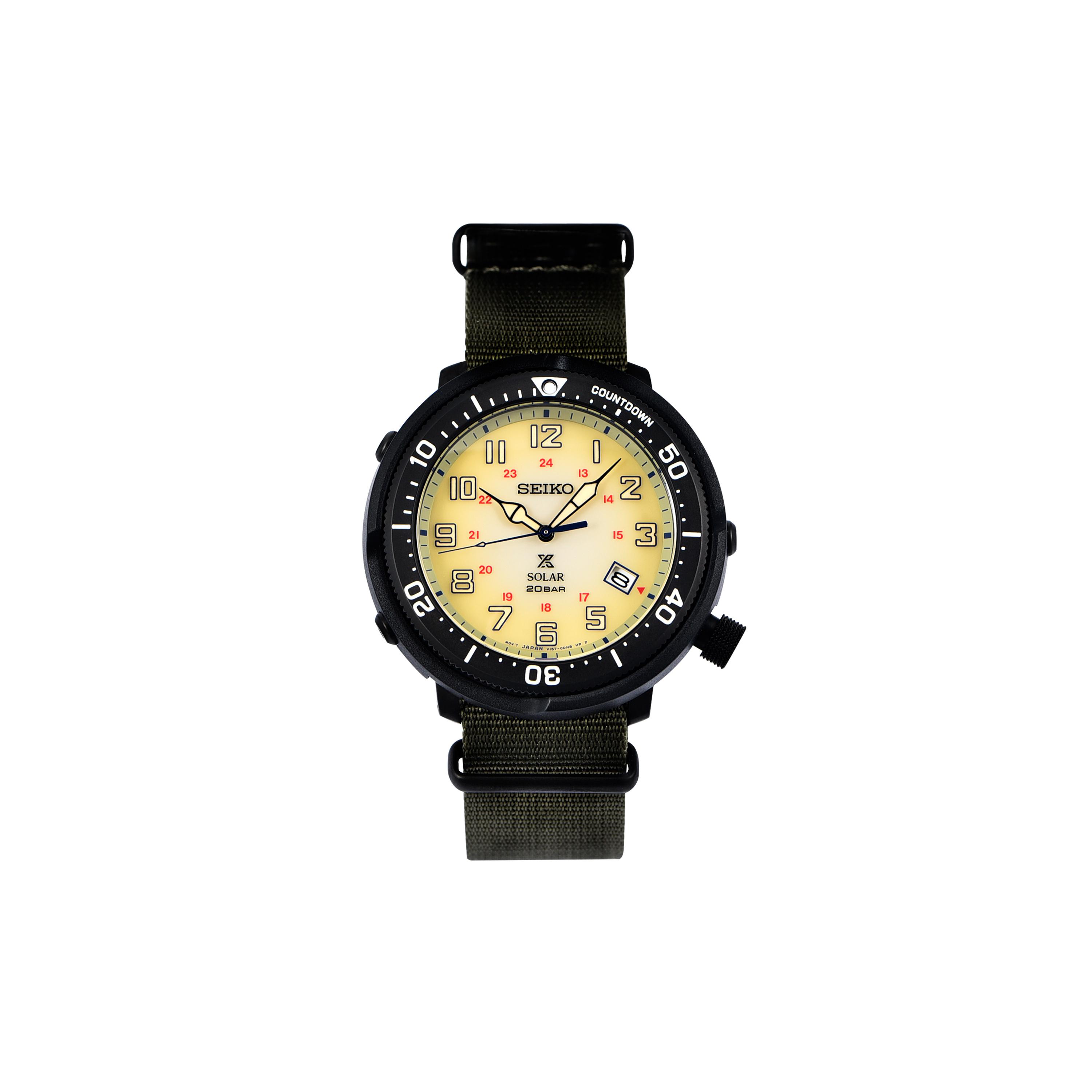 

SEIKO Quartz Movement Nylon Strap Watch Men s Watches Yellow Watch Dial SBDJ029J SBDJ029J Beige Yellow Watch Dial