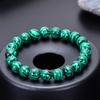 Latest Models 6 8 10mm Green Malachite Bracelet Men Women Bangle for Best Friend Gift Handmade Beaded Natural Stones
