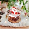 WTEMPO Cute Santa Claus Shaped Design Gift Boxes Christmas Mini Presents Packaging Boxes Creative Foldable DIY Paper Favor Boxes
