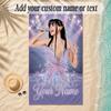 Beach TowelAyliva Custom Name Text Personalized Soft Towel for Beach Pool Indoor Home Decor Gift