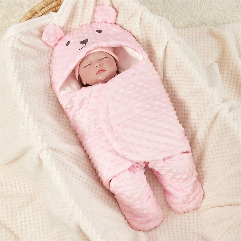 Baby Sleeping Bags Cartoon Bags Boy Girl Breathable Sleep Bag Wearable Cotton Wrap Blanket Baby Essential