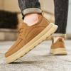 22 new thick-soled youth casual shoes autumn and winter leather retro board shoes