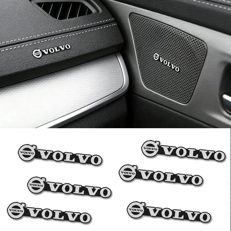 Car Audio Decorate 3D Aluminum Badge Emblem Sticker For Volvo XC60 V40 XC40 V60 XC90 S60 V70 S90 CX70 V90 EX90 S80 EX30 AWD V50