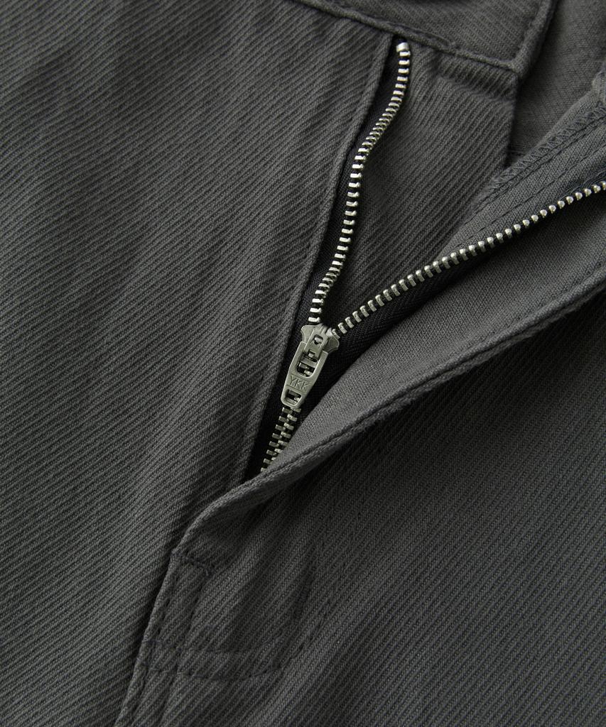 COFWI Wide One-Pleat Cotton Pocket Pants Charcoal