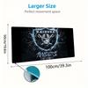Las Vegas Raiders Logo Color Mouse Pad Large Gaming Table Cushion Non-slip Laptop Tablet Big Mousepad XXL Mat Mini PC Playmat With Lock edge