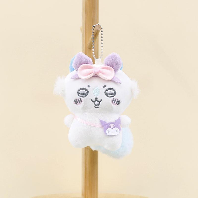 Adorable Cartoon Bear Plush Toy Short Plush Melodies Cinnamon Pudding Kuromi Kuromi