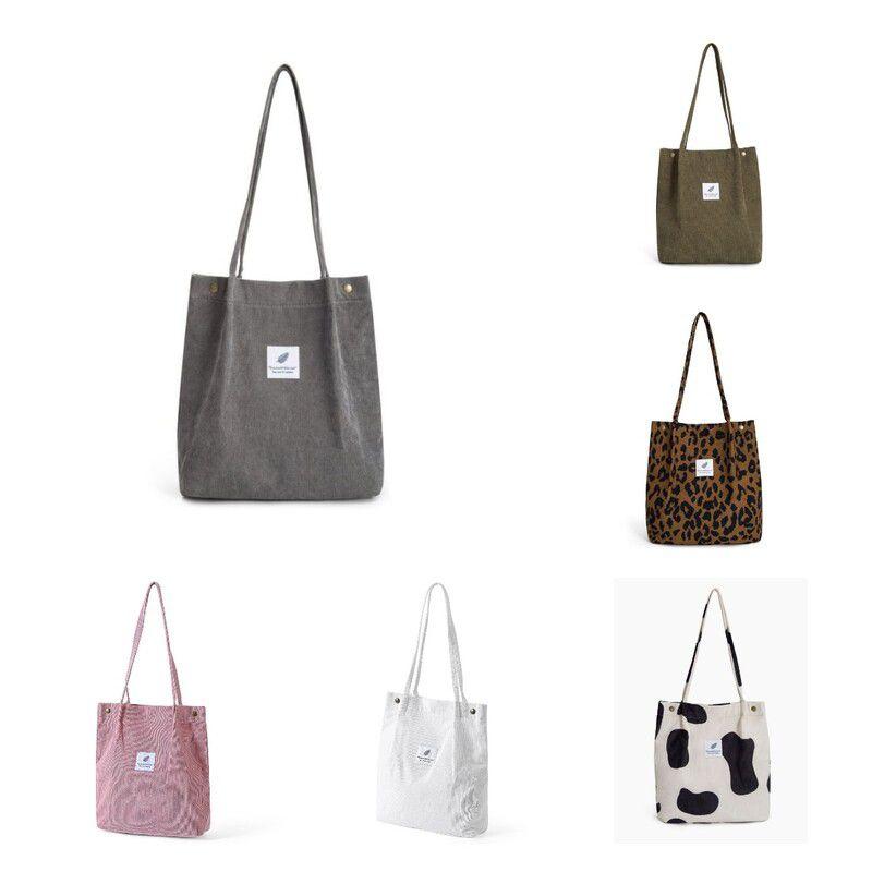 Fashionable Ladies Travel Messenger Handbag Made Of Soft Corduroy Material