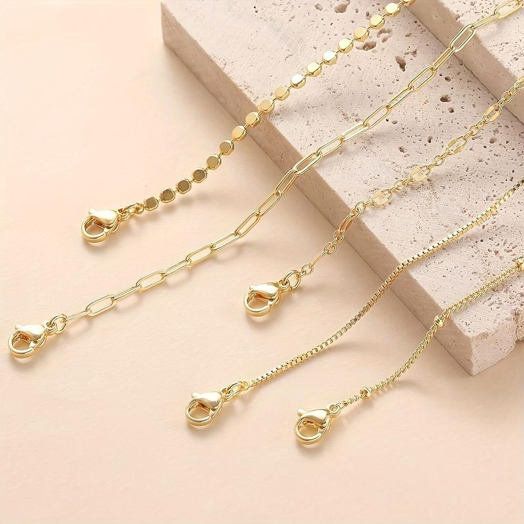 European and American Xiyin Personality Set Bracelet Female Simple ins Style Multi-layer Stacked Bracelet