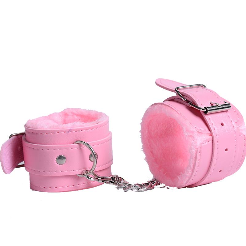 Menottes en cuir PU avec masque pour les yeux, retenue, bondage, BDSM, accessoires érotiques, ensemble de jouets sexuels pour couples, femmes et adultes